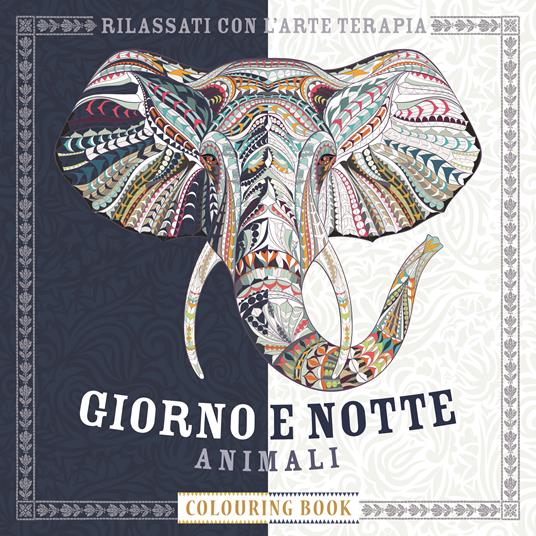 Giorno e notte animali. Colouring book - copertina