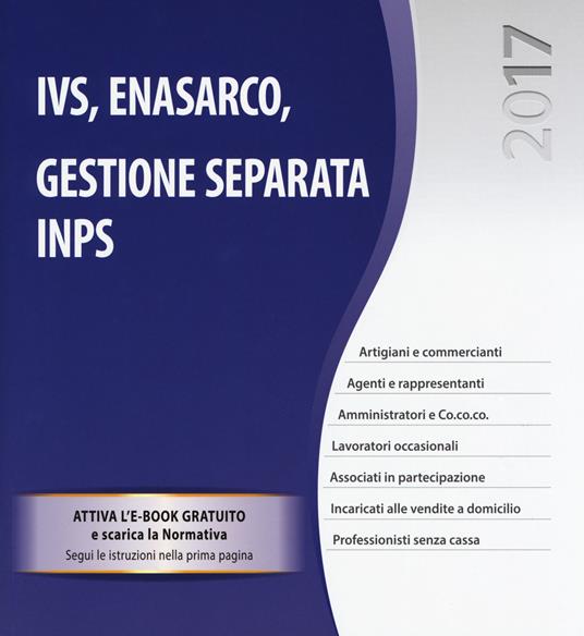IVS, ENASARCO, gestione separata INPS - Centro studi fiscali - copertina