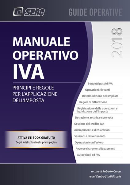 Manuale operativo IVA. Principi e regole per l'applicazione dell'imposta - copertina