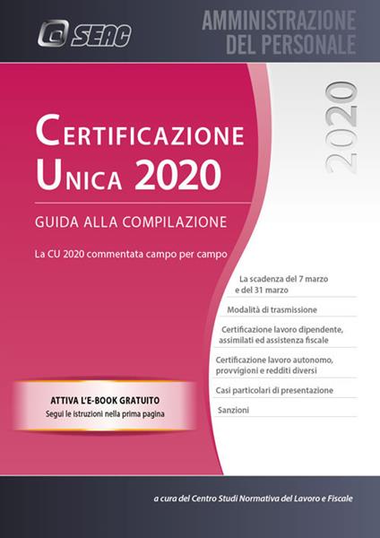 Certificazione Unica. Guida alla compilazione - copertina