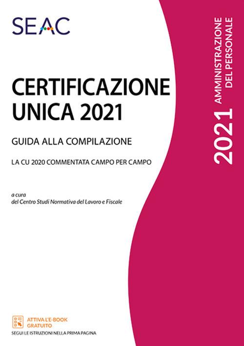 Certificazione Unica. Guida alla compilazione - copertina