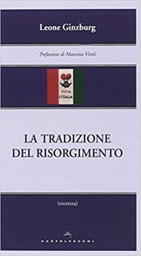 La tradizione del Risorgimento - Leone Ginzburg - copertina