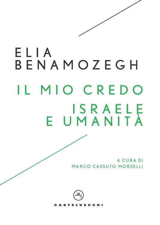 Il mio credo-Israele e umanità - Elia Benamozegh - copertina