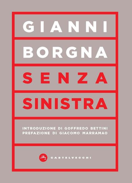 Senza sinistra - Gianni Borgna - copertina