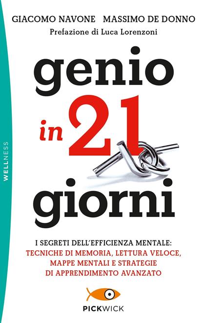 Genio in 21 giorni - Giacomo Navone,Massimo De Donno - copertina