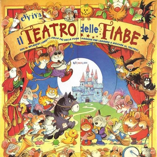 Evviva il teatrino delle fiabe. Ediz. a colori - copertina
