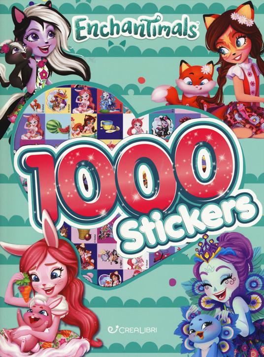 Enchantimals. 1000 stickers. Con adesivi. Ediz. a colori - Silvia Lualdi - copertina
