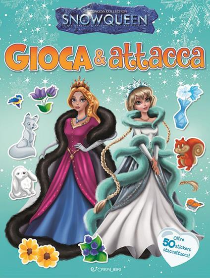 Snowqueen. Libro stickers. Con adesivi - copertina