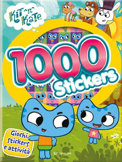 1000 stickers. Kit N Kate. Con adesivi. Ediz. a colori - copertina