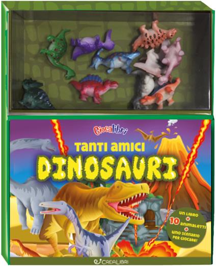 Tanti amici dinosauri. Ediz. illustrata. Con gadget - copertina