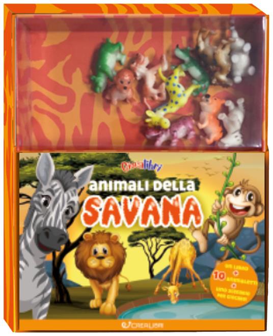 Animali della savana. Con gadget - copertina