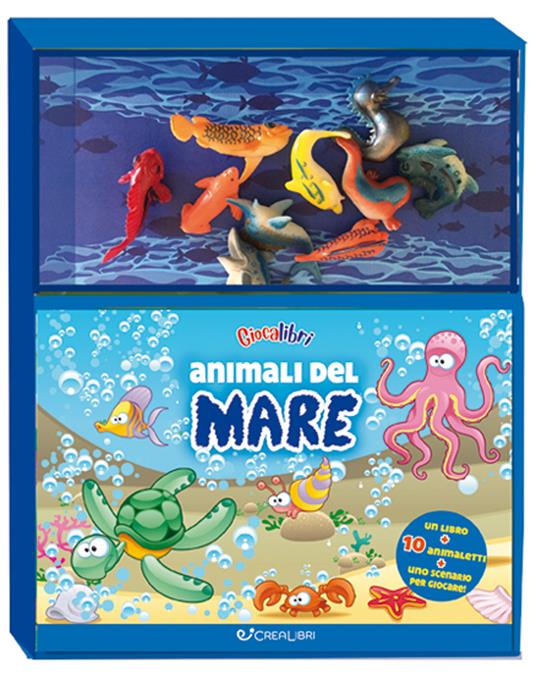 Gli animali del mare. Ediz. illustrata. Con gadget - copertina