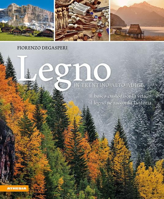 Legno in Trentino-Alto Adige. Il bosco custodisce la vita, il legno ne racconta la storia - Fiorenzo Degasperi - copertina
