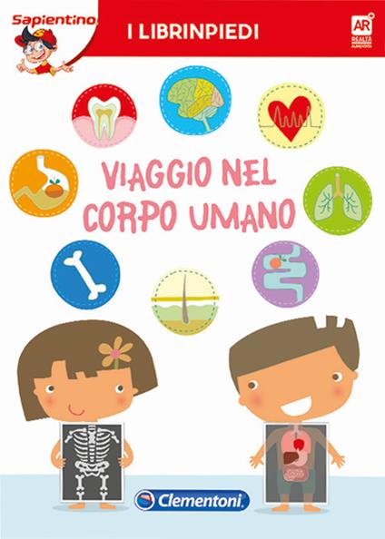 Viaggio nel corpo umano. Librinpiedi. Con App - copertina