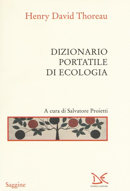Dizionario portatile di ecologia - Henry David Thoreau - copertina