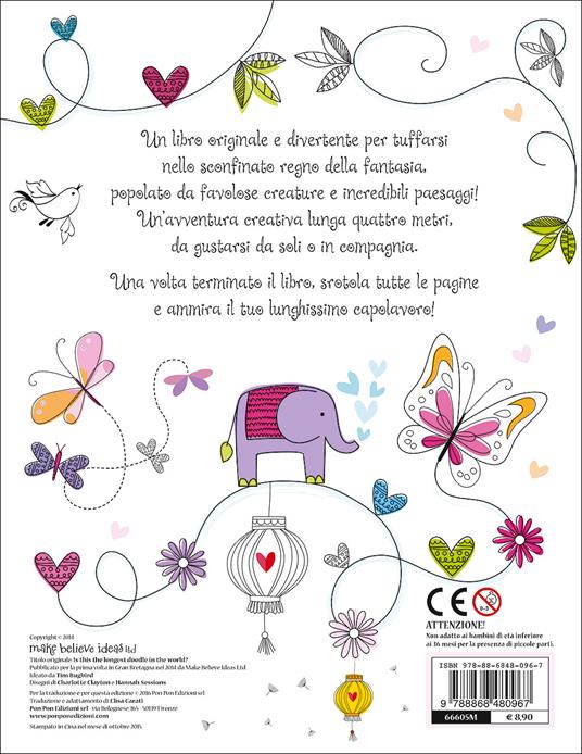Crea la più lunga opera d'arte del mondo! Ediz. illustrata - Charlotte Clayton,Hannah Sessions - 2