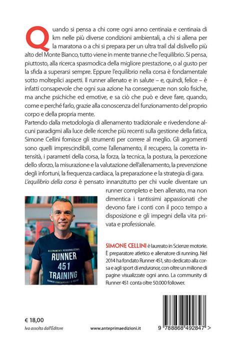 L'equilibrio della corsa. Scegli di essere un runner allenato, consapevole e felice - Simone Cellini - 3