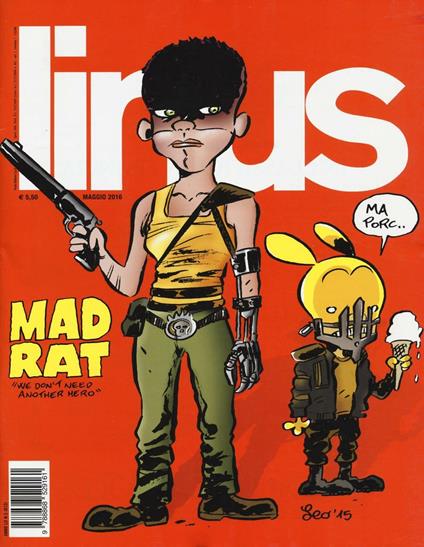Linus (Rivista). Maggio 2016 - copertina