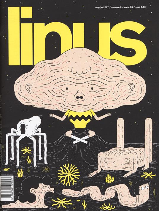 Rivista Linus. Maggio 2017 - copertina