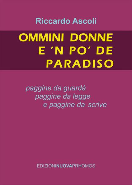 Ommini donne e 'n po' de paradiso - Riccardo Ascoli - copertina