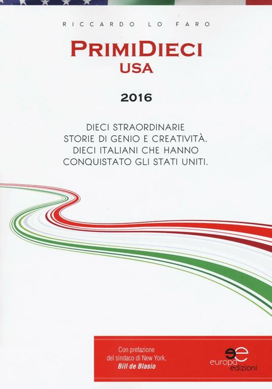 PrimiDieci USA 2016 - Riccardo Lo Faro - copertina