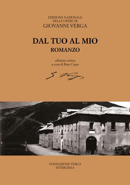 Dal tuo al mio - Giovanni Verga - copertina