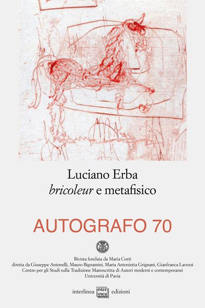 Autografo (2023). Vol. 70: Luciano Erba bricoleur e metafisico - copertina