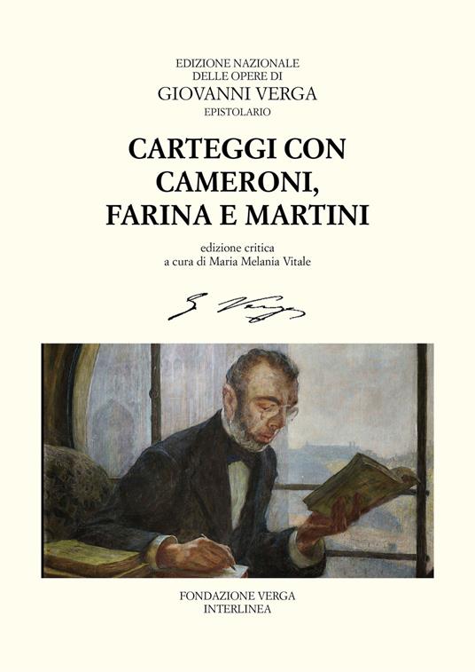 Carteggi con Felice Cameroni, Salvatore Farina e Ferdinando Martini - Giovanni Verga - copertina