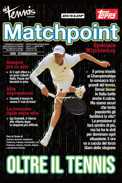 Matchpoint. Ok Tennis Magazine. Vol. 1 - Absolutely Free - ebook