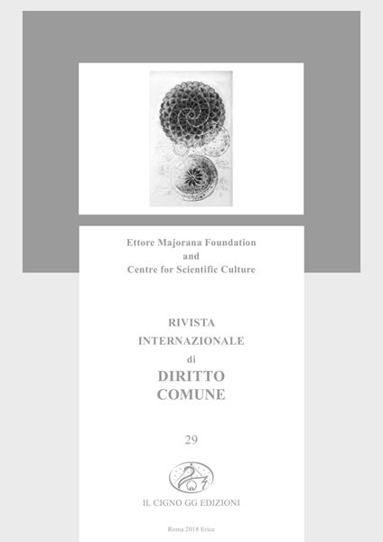 Rivista internazionale di diritto comune (2018). Vol. 29 - copertina