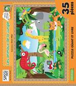 Les animaux de la jungle. Libro puzzle. Ediz. illustrata