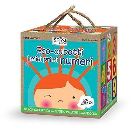 Sassi Junior Eco Cubotti I Miei Primi Numeri Eco Cubotti I Miei Primi Numeri Giochi Bambini Idee Regalo - 2