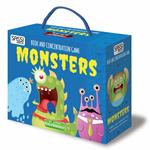 Monsters. Book and concentration game. Con gadget