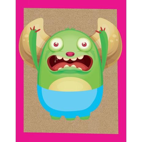 Monsters. Book and concentration game. Con gadget - 3