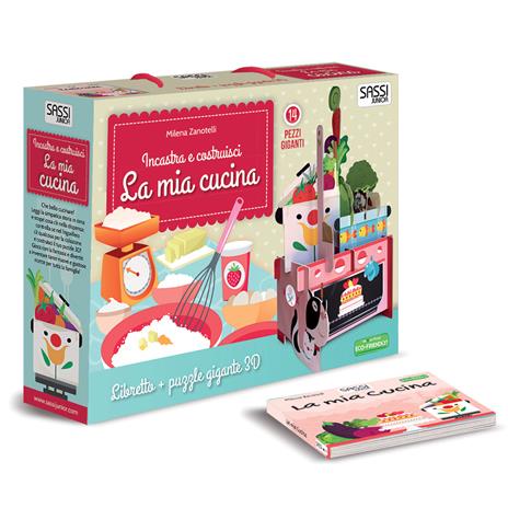 La mia cucina. Incastra e costruisci. Libro puzzle - Milena Zanotelli - copertina