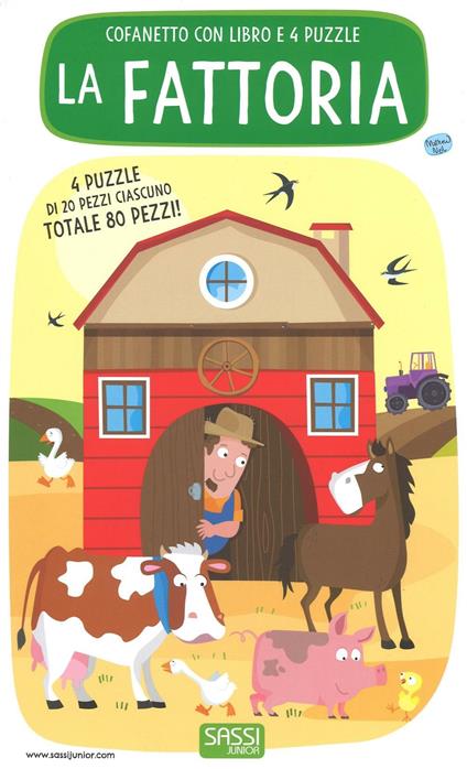 La fattoria. Libro puzzle. Ediz. a colori. Con Giocattolo - Mathew Neil - copertina