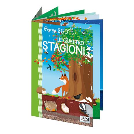 Le quattro stagioni. Pop-up 360°. Ediz. a colori - Matteo Gaule - copertina