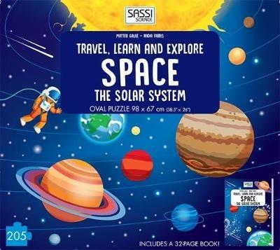 Space. The solar system. Travel, learn and explore. Ediz. a colori. Con puzzle - Matteo Gaule,Nadia Fabris - copertina