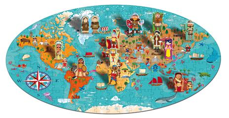 Il mondo delle antiche civiltà. Viaggia, conosci, esplora. Con puzzle - Matteo Gaule,Irena Trevisan - 2