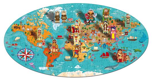 Il mondo delle antiche civiltà. Viaggia, conosci, esplora. Con puzzle - Matteo Gaule,Irena Trevisan - 2