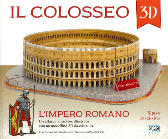 Il Colosseo 3D. L'impero romano. Con Giocattolo - Irena Trevisan,Valentina Bonaguro - copertina