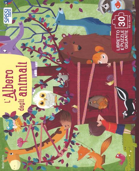 L'albero degli animali. Ediz. a colori. Con puzzle - Nadia Fabris - copertina