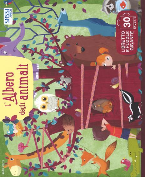 L' albero degli animali. Ediz. a colori. Con puzzle - Nadia Fabris - copertina