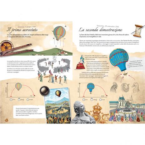 I fratelli Montgolfier. La mongolfiera del 1783. Scienziati e inventori. Ediz. a colori. Con gadget - Alberto Borgo,Ester Tomè - 2