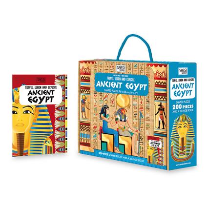 Ancient Egypt. Travel, learn and explore. Con puzzle - Nadia Fabris,Matteo Gaule - copertina