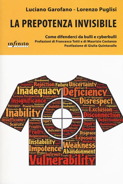 La prepotenza invisibile. Come difenderci da bulli e cyberbulli - Luciano Garofano,Lorenzo Puglisi - copertina