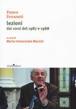 Lezioni dai corsi del 1987 e 1988