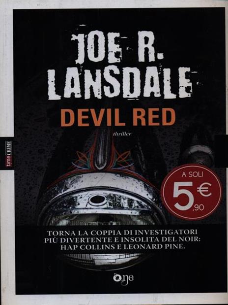 Devil Red - Joe R. Lansdale - copertina