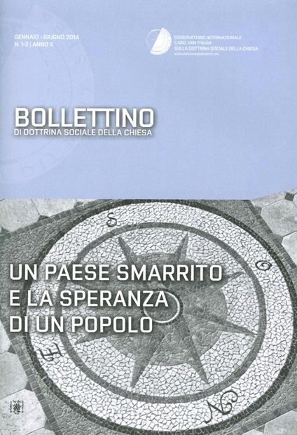 Un paese smarrito. Bollettino di dottrina sociale della Chiesa - copertina
