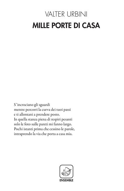 Mille porte di casa - Valter Urbini - copertina
